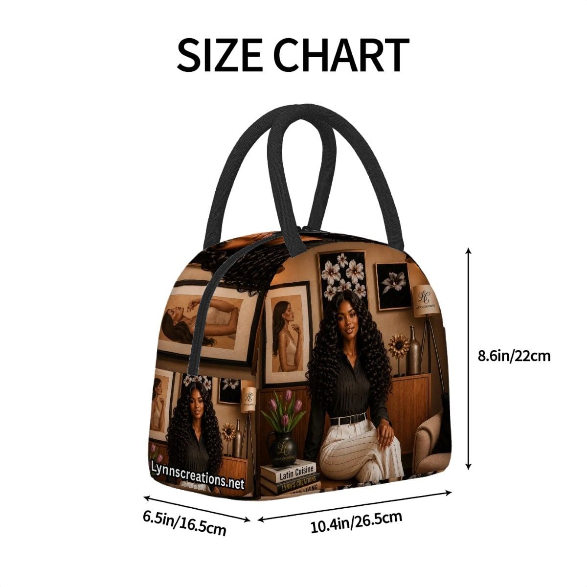 Latin Beauty - Large Insulated Lunch Bag