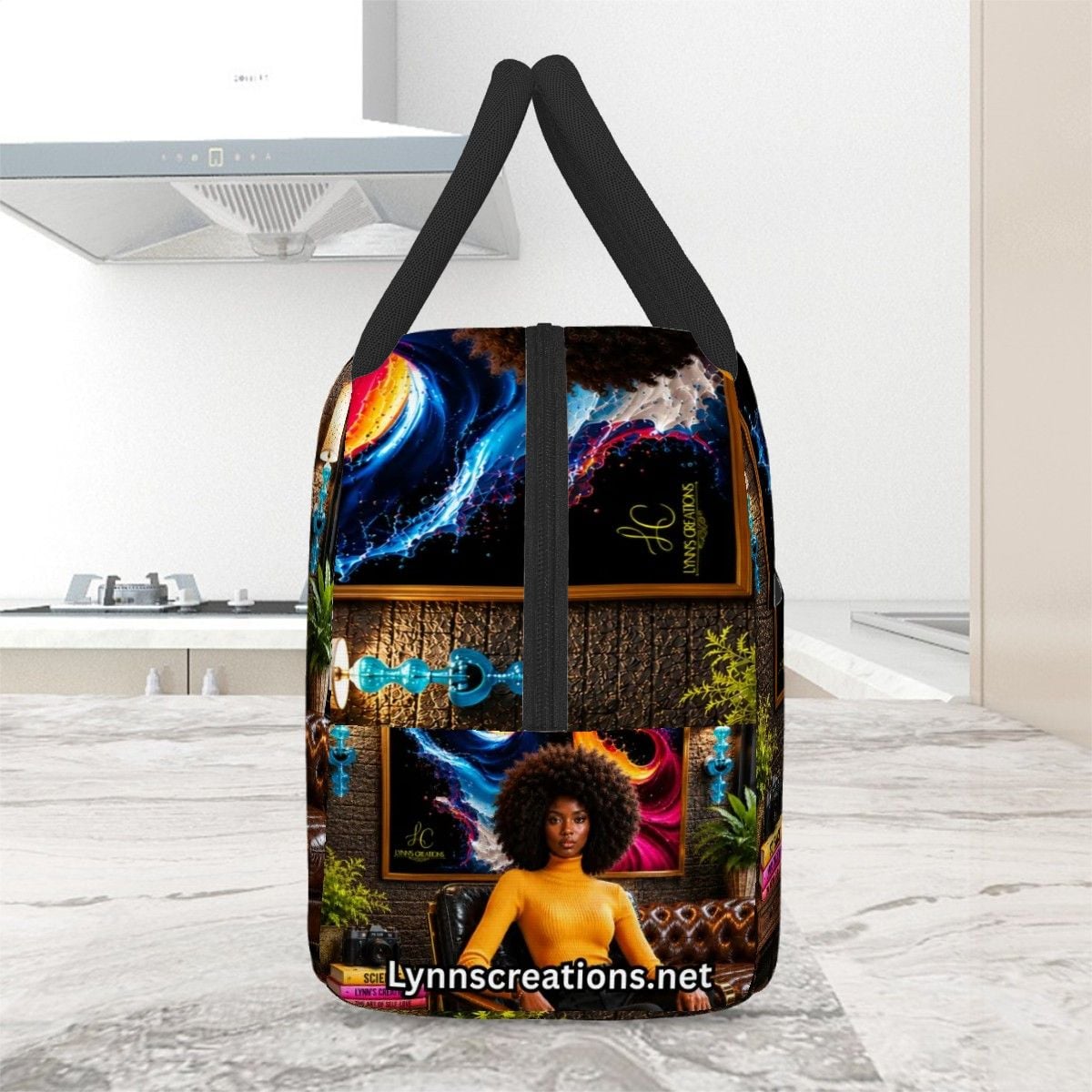 Lovely Imani - Large Insulated Lunch Bag