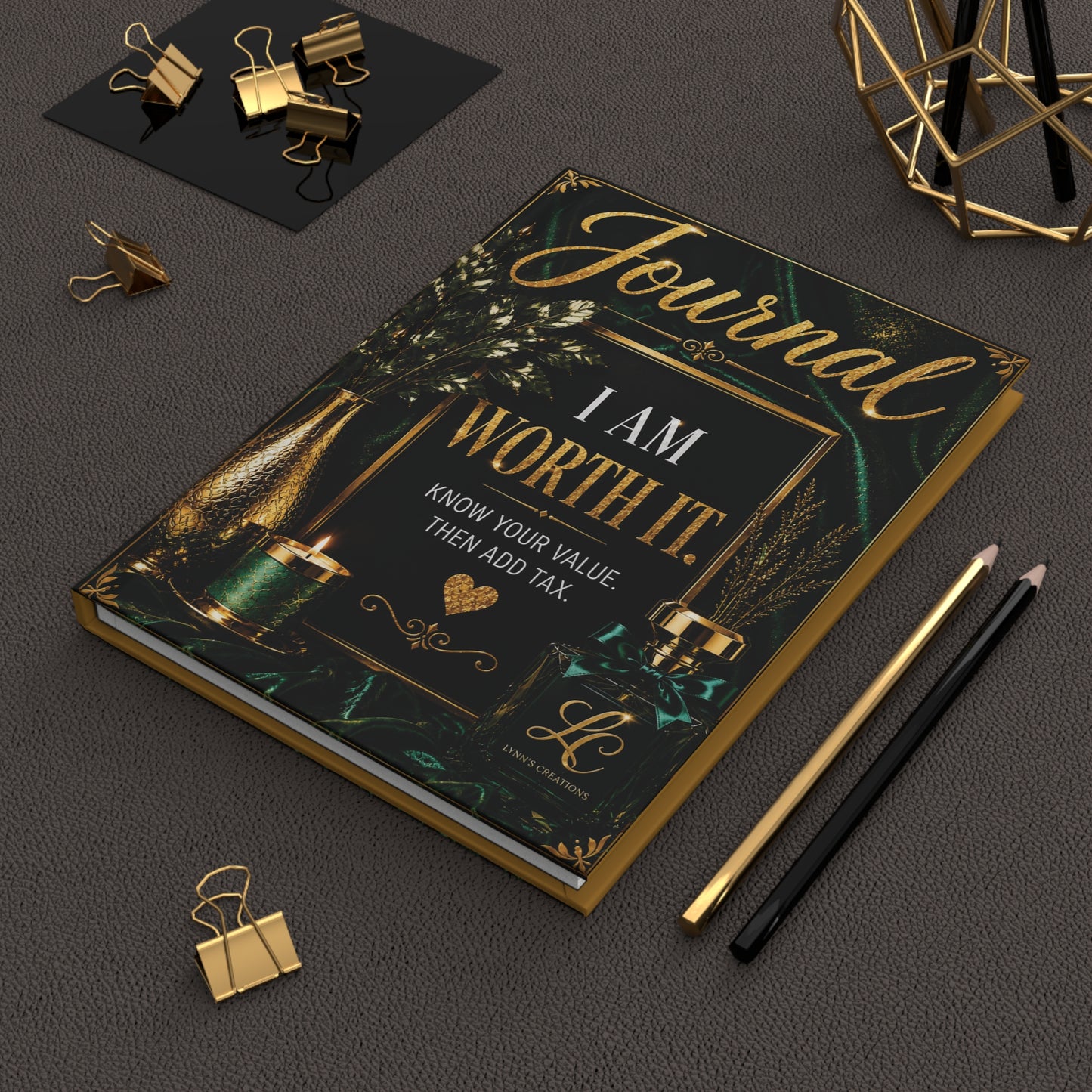 I Am Worth It - Hardcover Journal Matte
