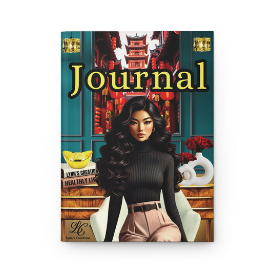Sassy Asian Doll - Hardcover Journal Matte