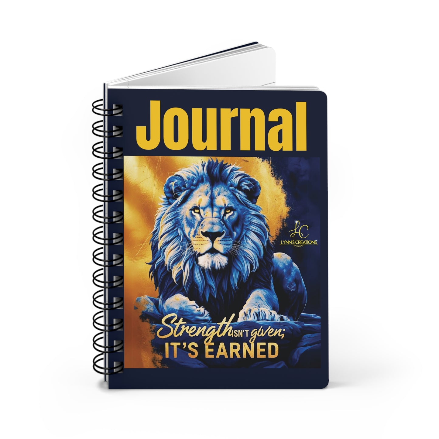 Strength of a Lion - Spiral Bound Journal