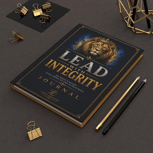 Lead With Integrity - Hardcover Journal Matte