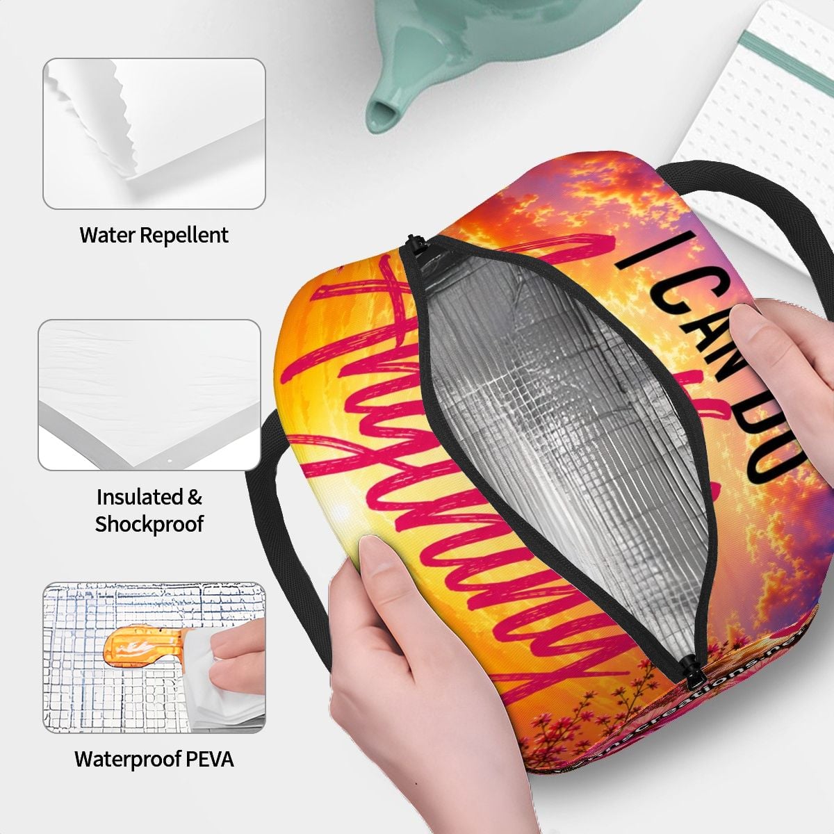I Can Do Anything - Large Insulated Lunch Bag