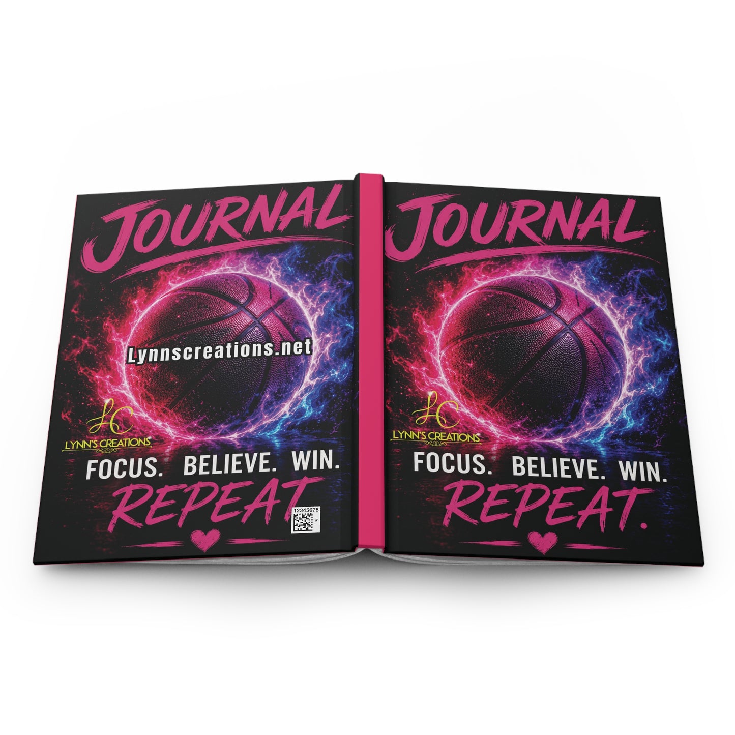 Basketball Focus. Believe. Win - Hardcover Journal Matte
