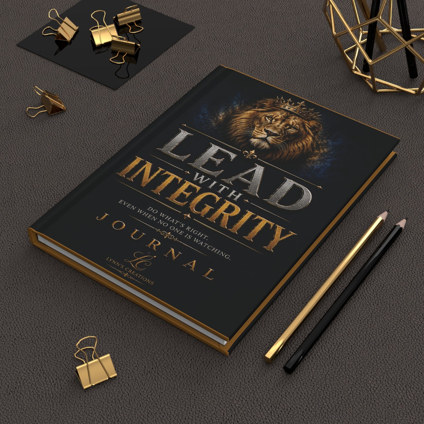 Lead With Integrity - Hardcover Journal Matte