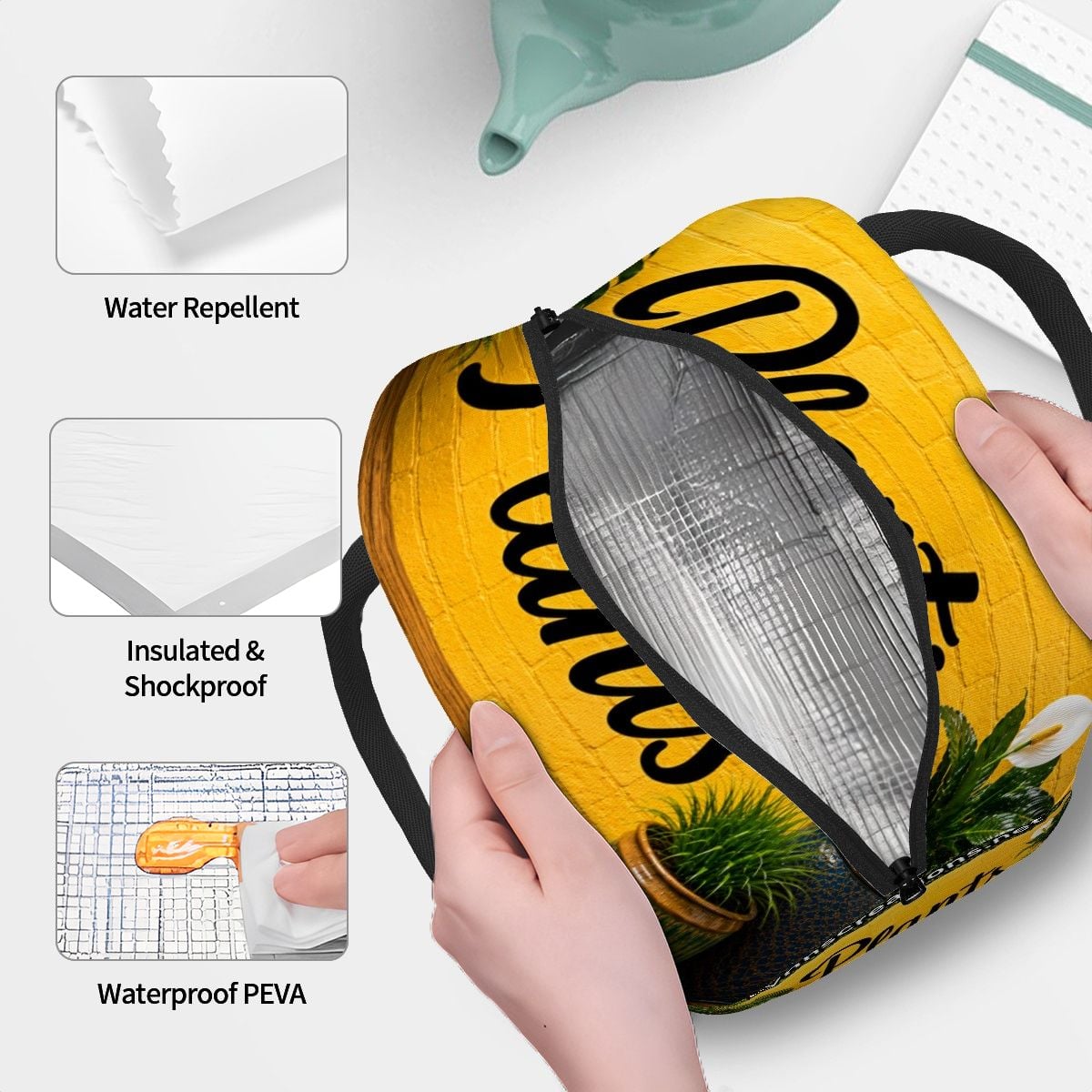 Plant Good Seeds - Large Insulated Lunch Bag