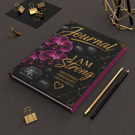 I Am Strong - Hardcover Journal Matte