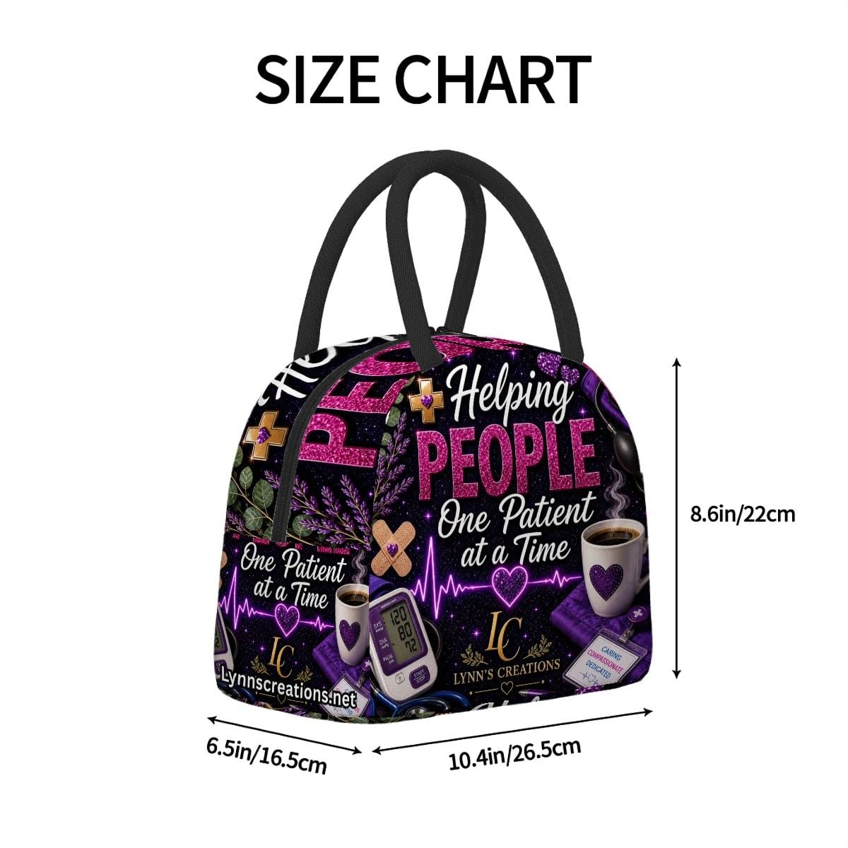 Helping People - Large Insulated Lunch Bag