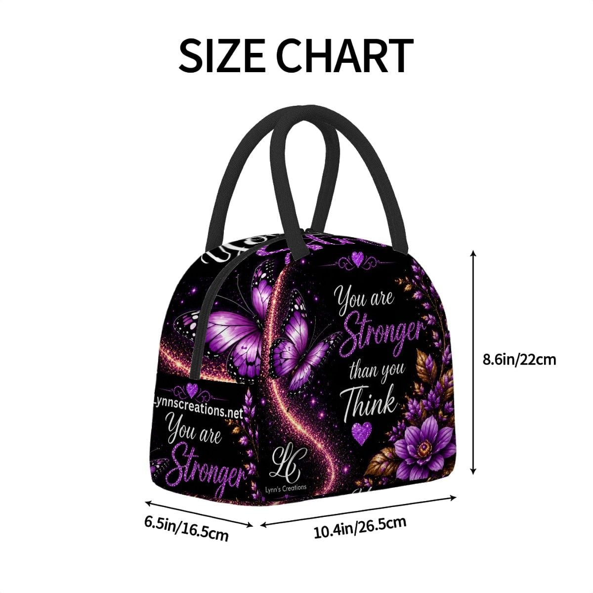 You are Stronger than you Think - Large Insulated Lunch Bag