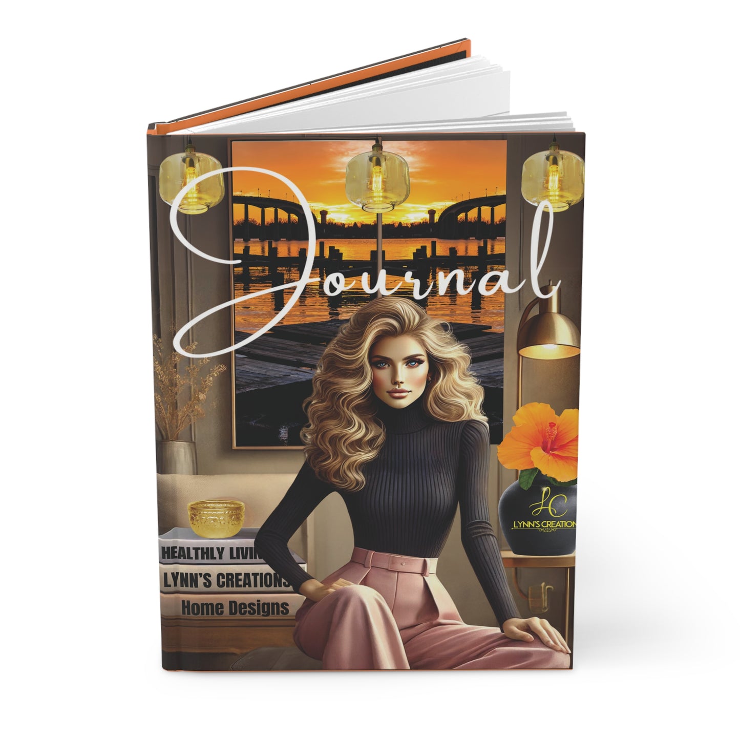 Blonde Bombshell - Hardcover Journal Matte