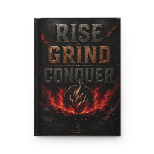 Rise Grind Conquer - Hardcover Journal Matte
