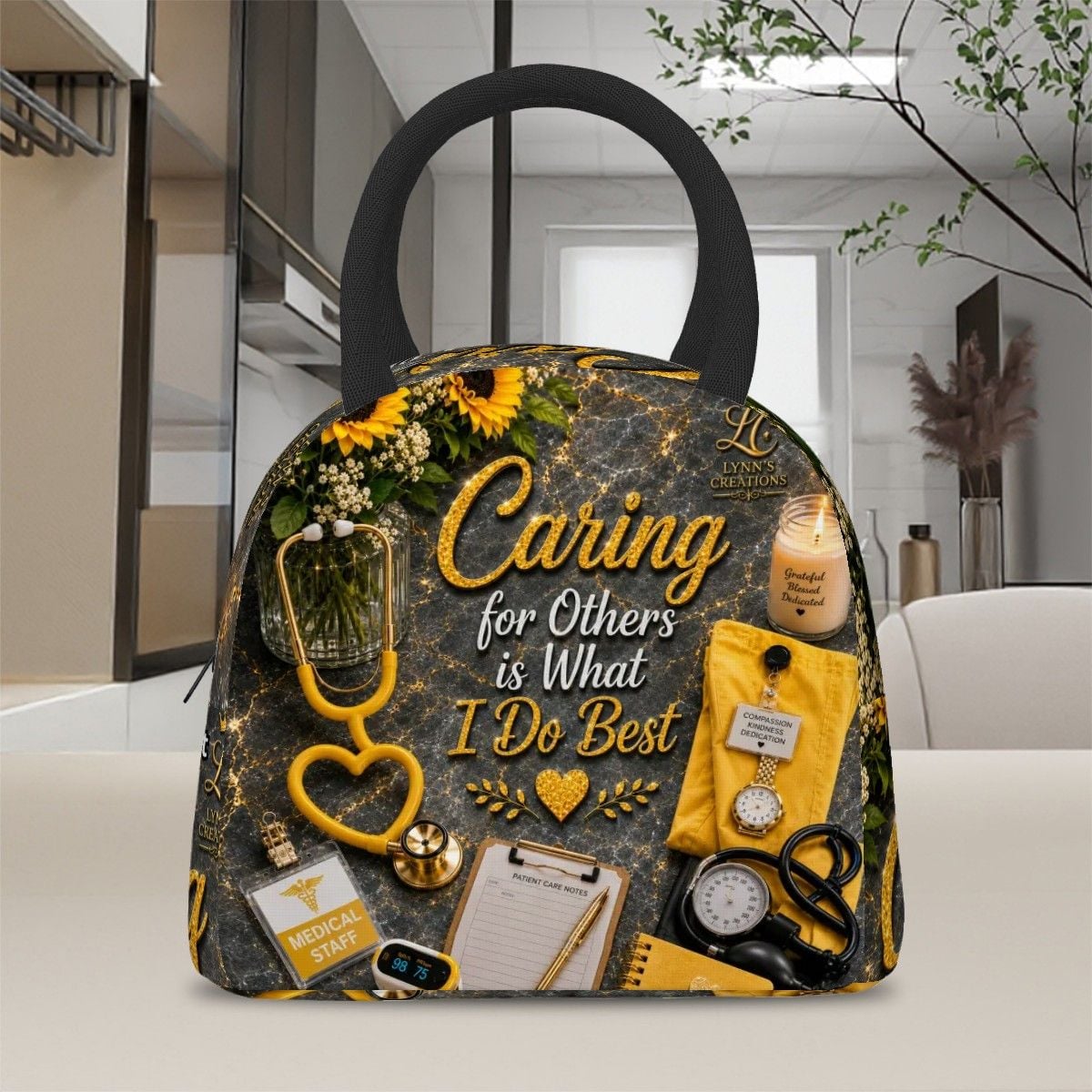 Caring for Others is What I Do Best - Large Insulated Lunch Bag