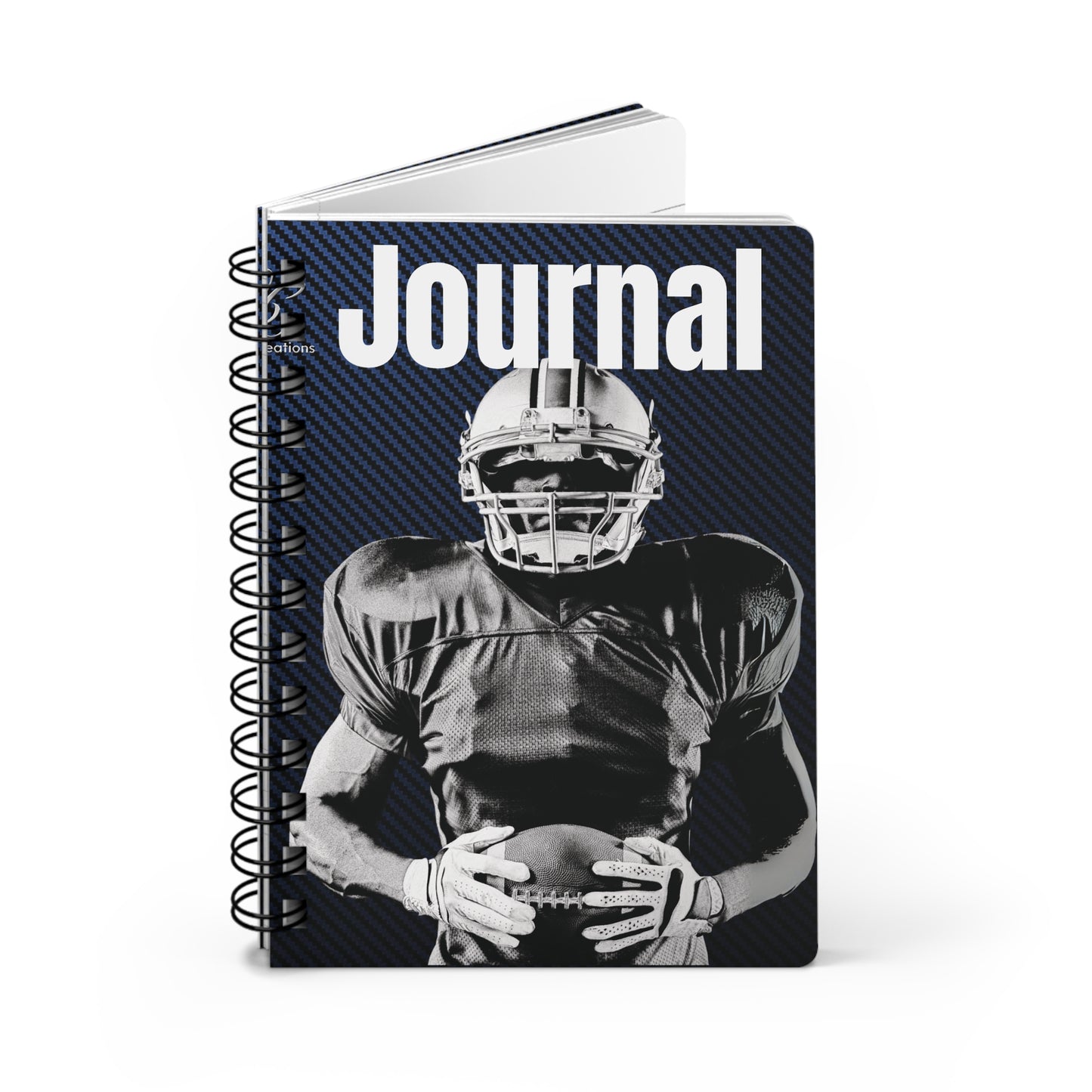 Football Player - Spiral Bound Journal
