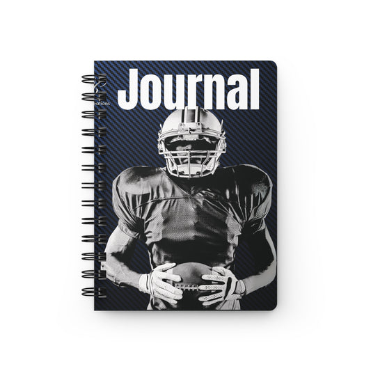 Football Player - Spiral Bound Journal