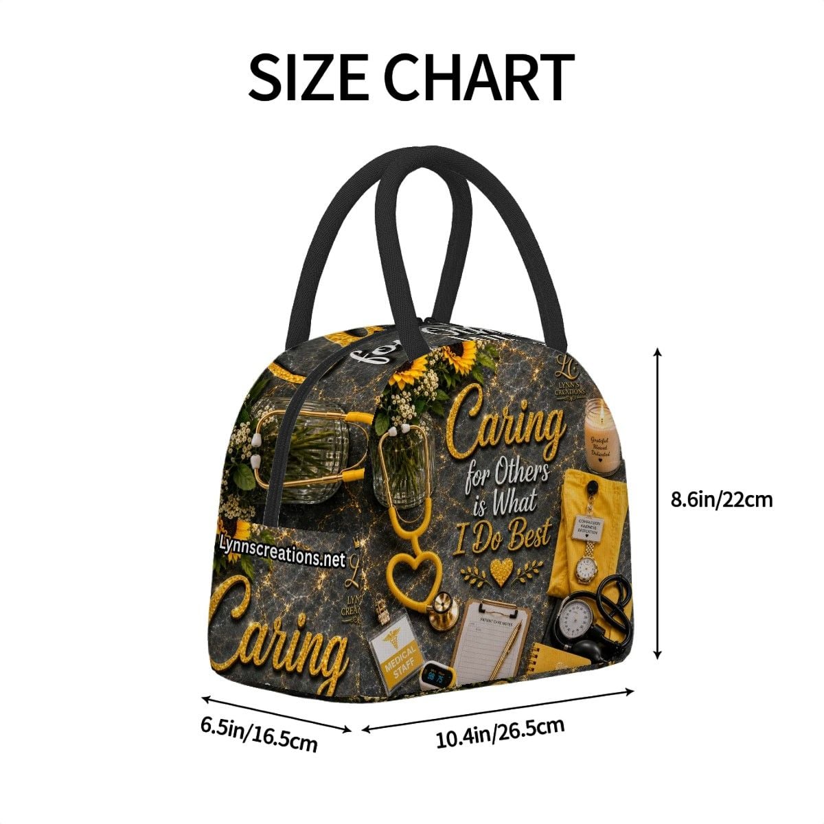 Caring for Others is What I Do Best - Large Insulated Lunch Bag