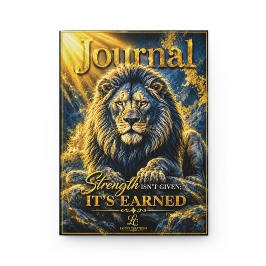 Strength of a Lion - Hardcover Journal Matte