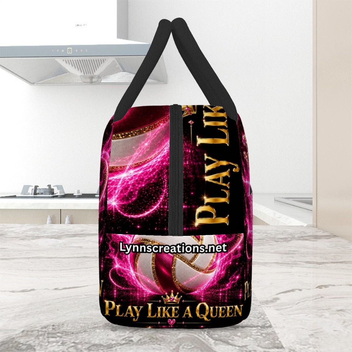 Play Like A Queen Soccer - Large Insulated Lunch Bag