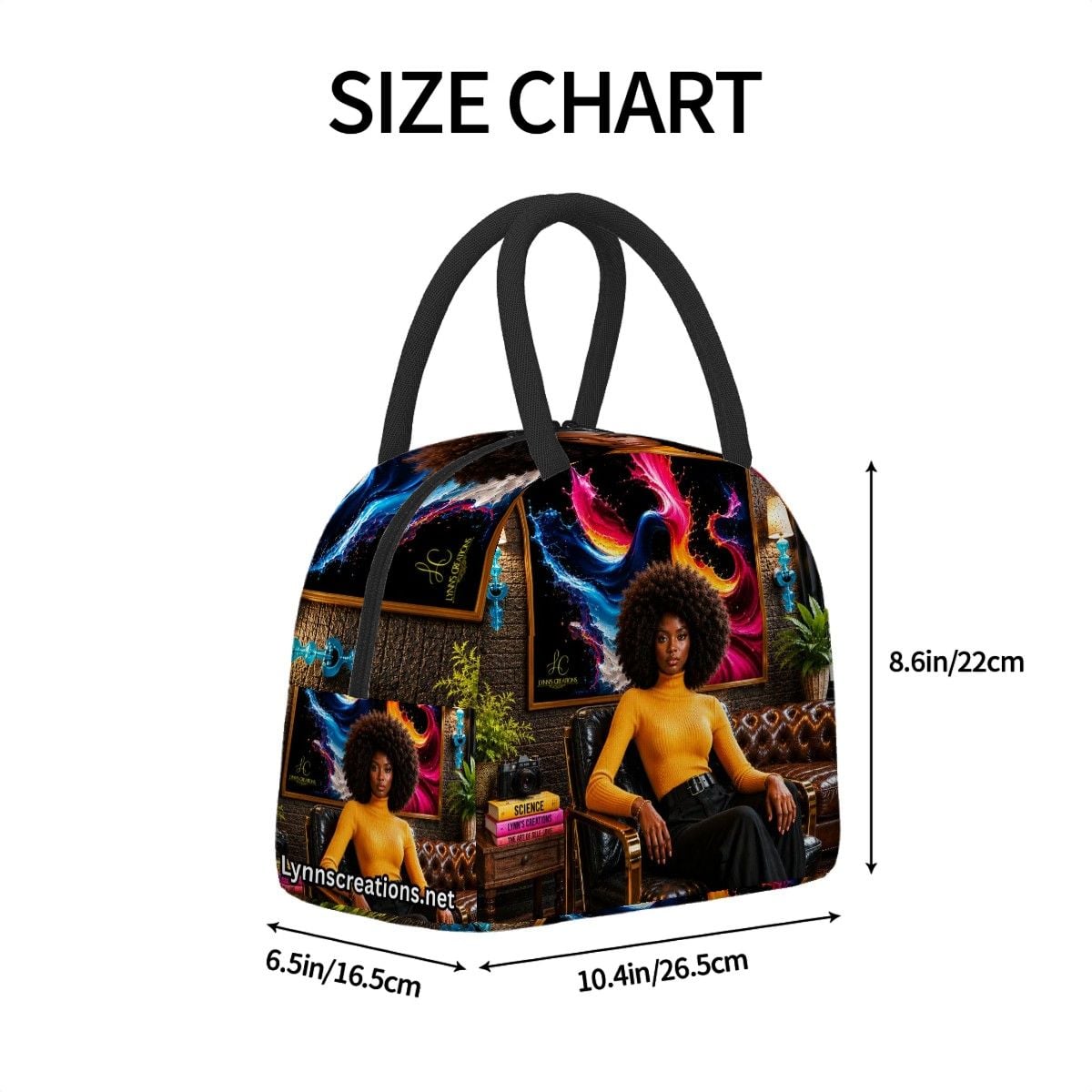 Lovely Imani - Large Insulated Lunch Bag