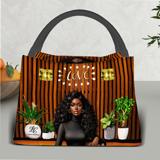 Pretty Girl Swag - Rectangle Insulated Lunch Bag with Aluminum Film