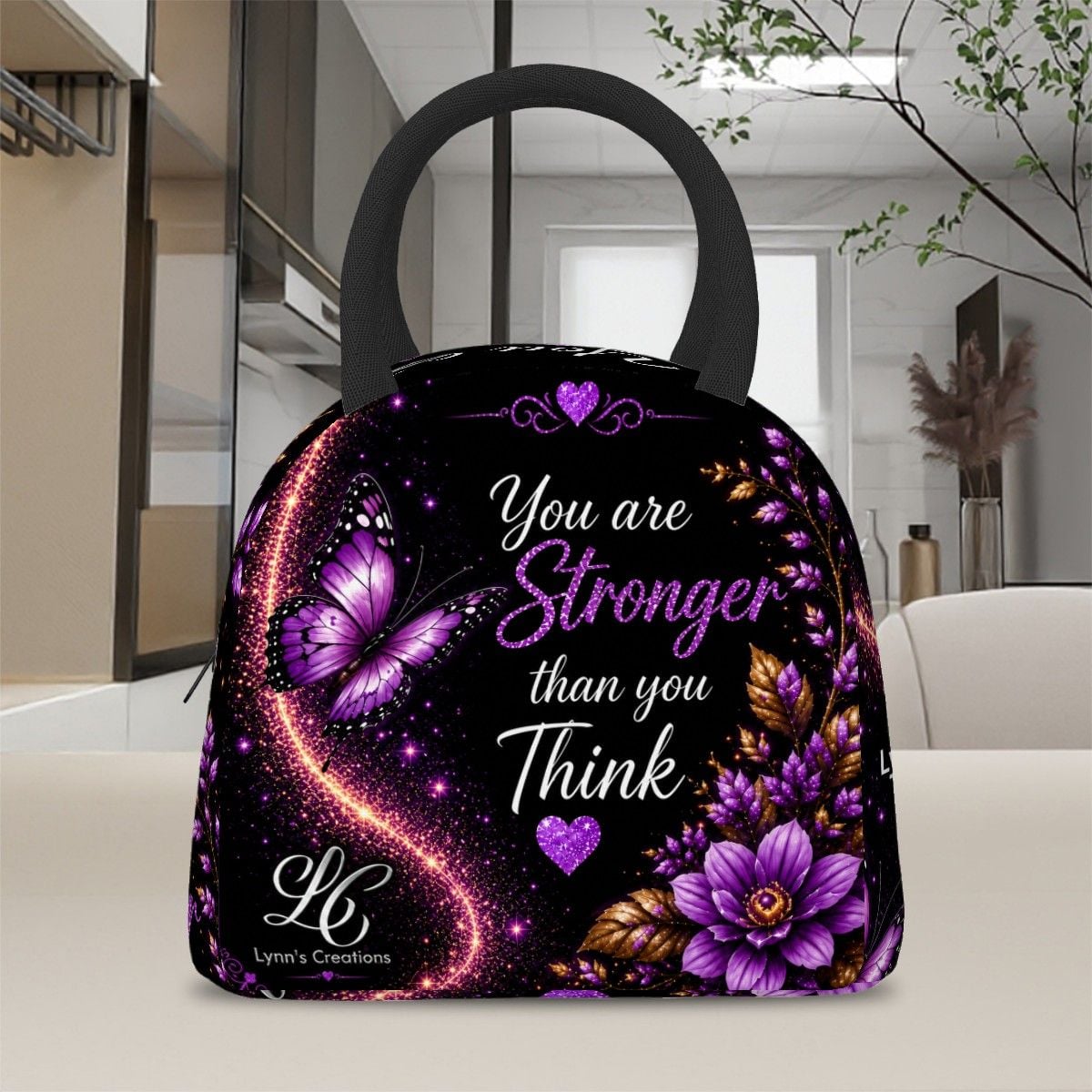 You are Stronger than you Think - Large Insulated Lunch Bag