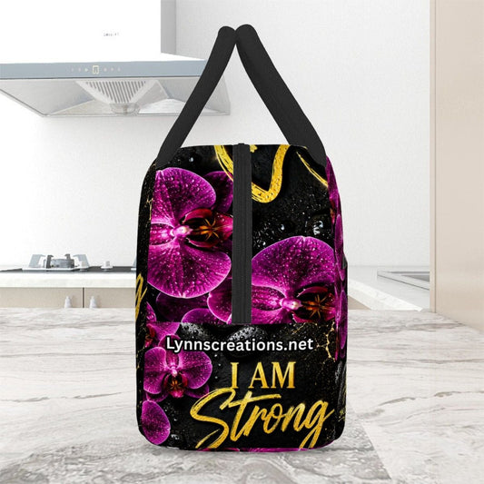 I Am Strong - Large Insulated Lunch Bag