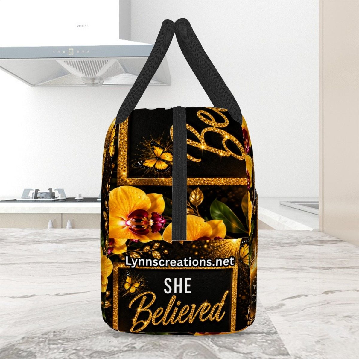She Believed - Large Insulated Lunch Bag