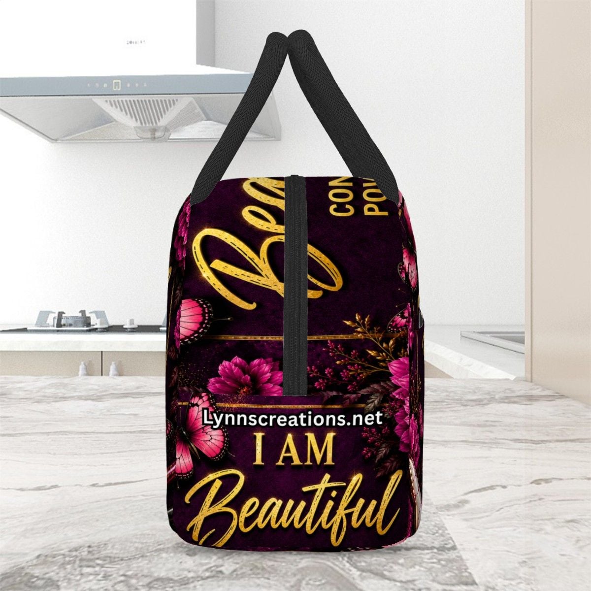 I Am Beautiful - Large Insulated Lunch Bag