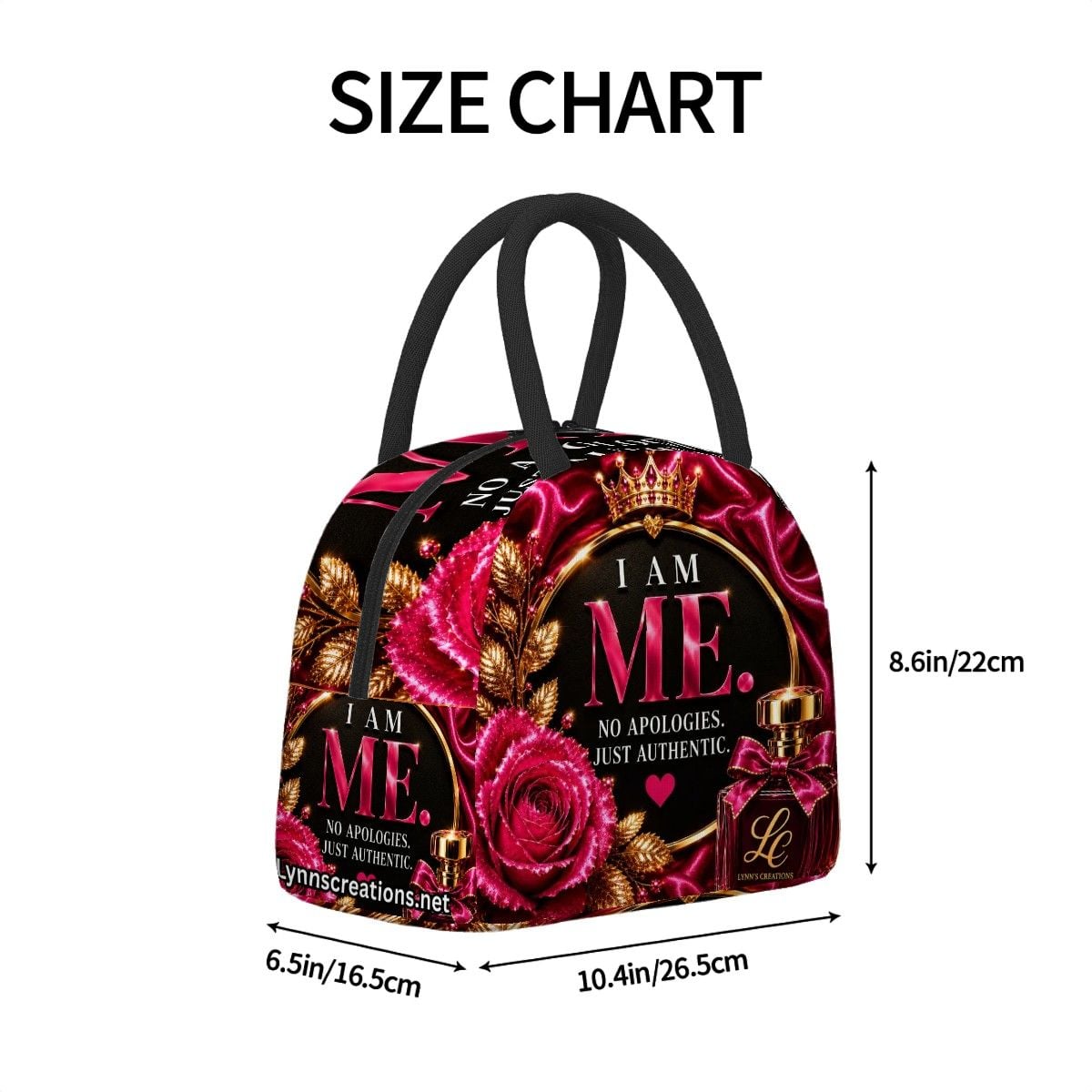 I Am Me - Large Insulated Lunch Bag