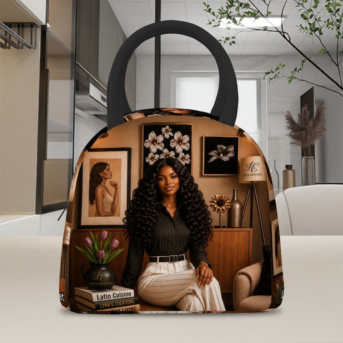 Latin Beauty - Large Insulated Lunch Bag