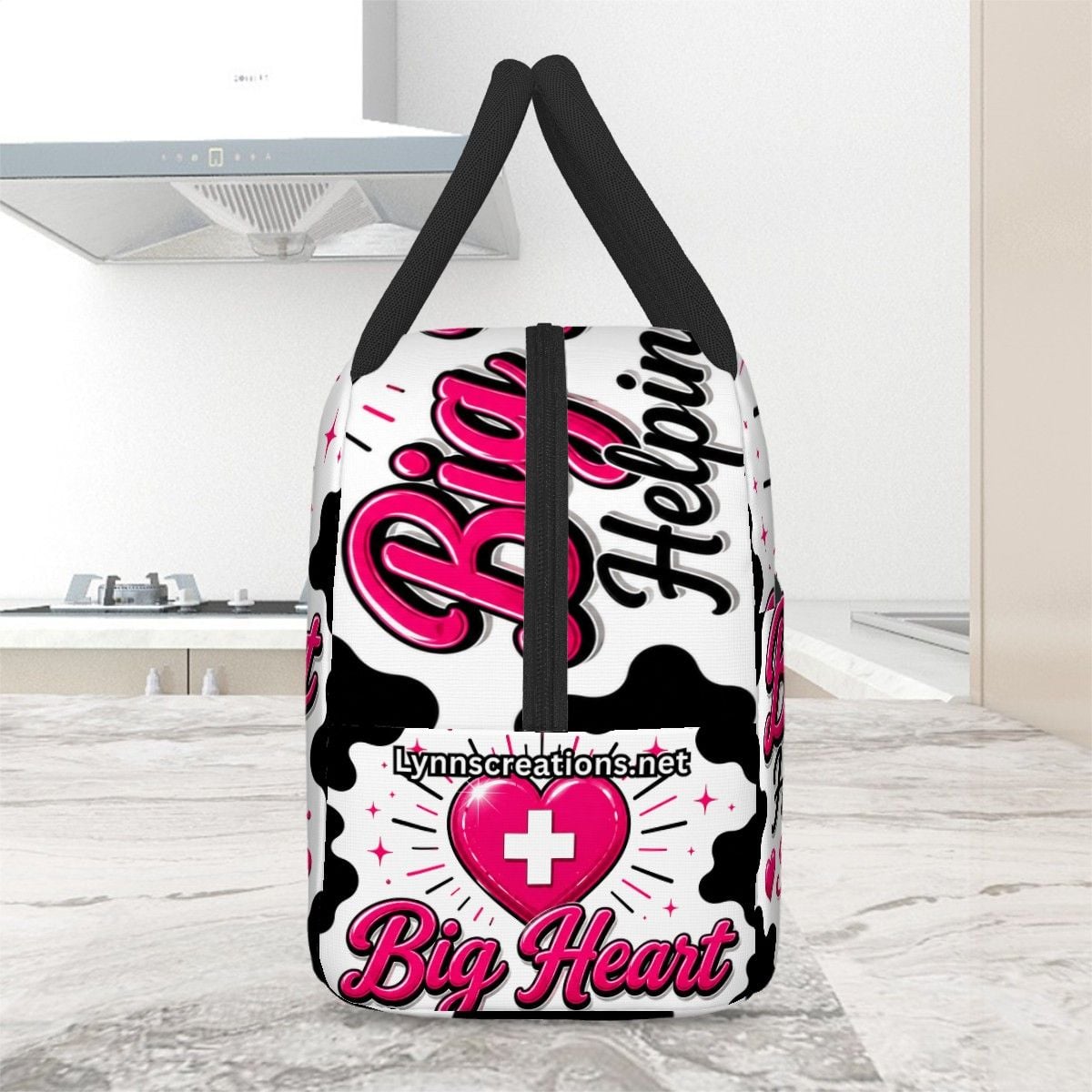 Big Hearts Helping Hands - Large Insulated Lunch Bag