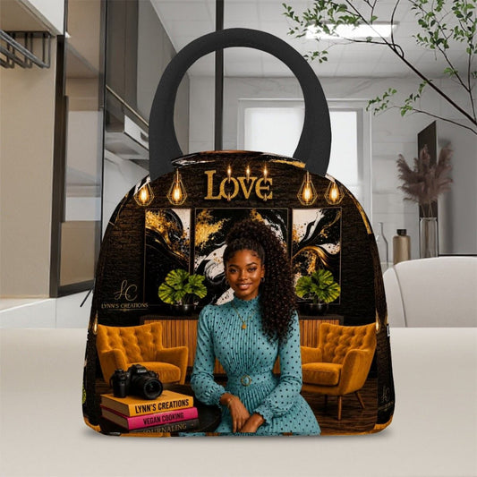 Ponytail Princess - Large Insulated Lunch Bag