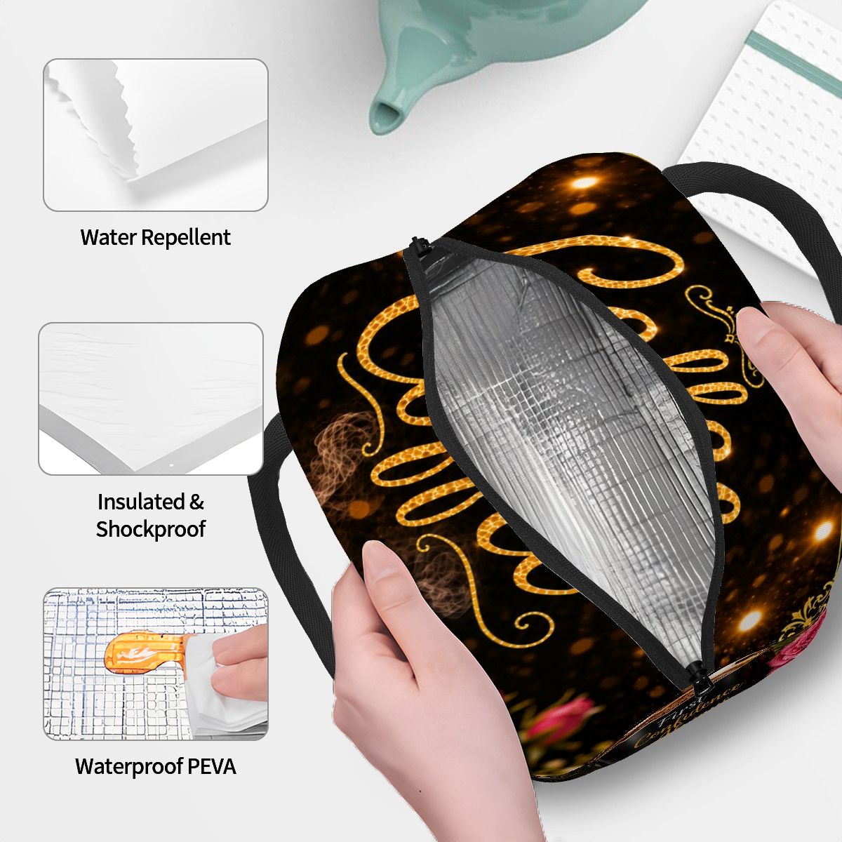 Coffee First - Large Insulated Lunch Bag